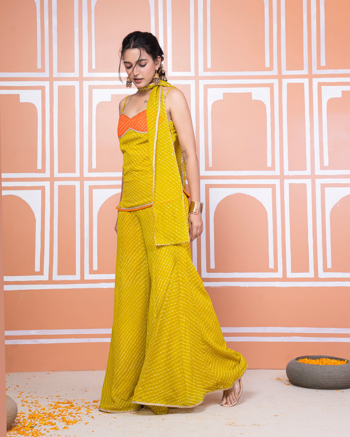 Rakul lehariya sharara set