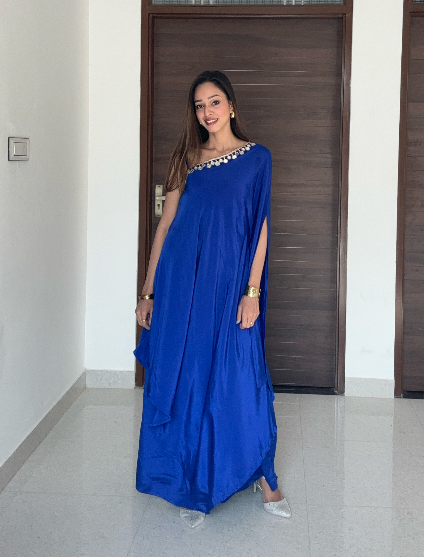 Ananya one shoulder kaftan set