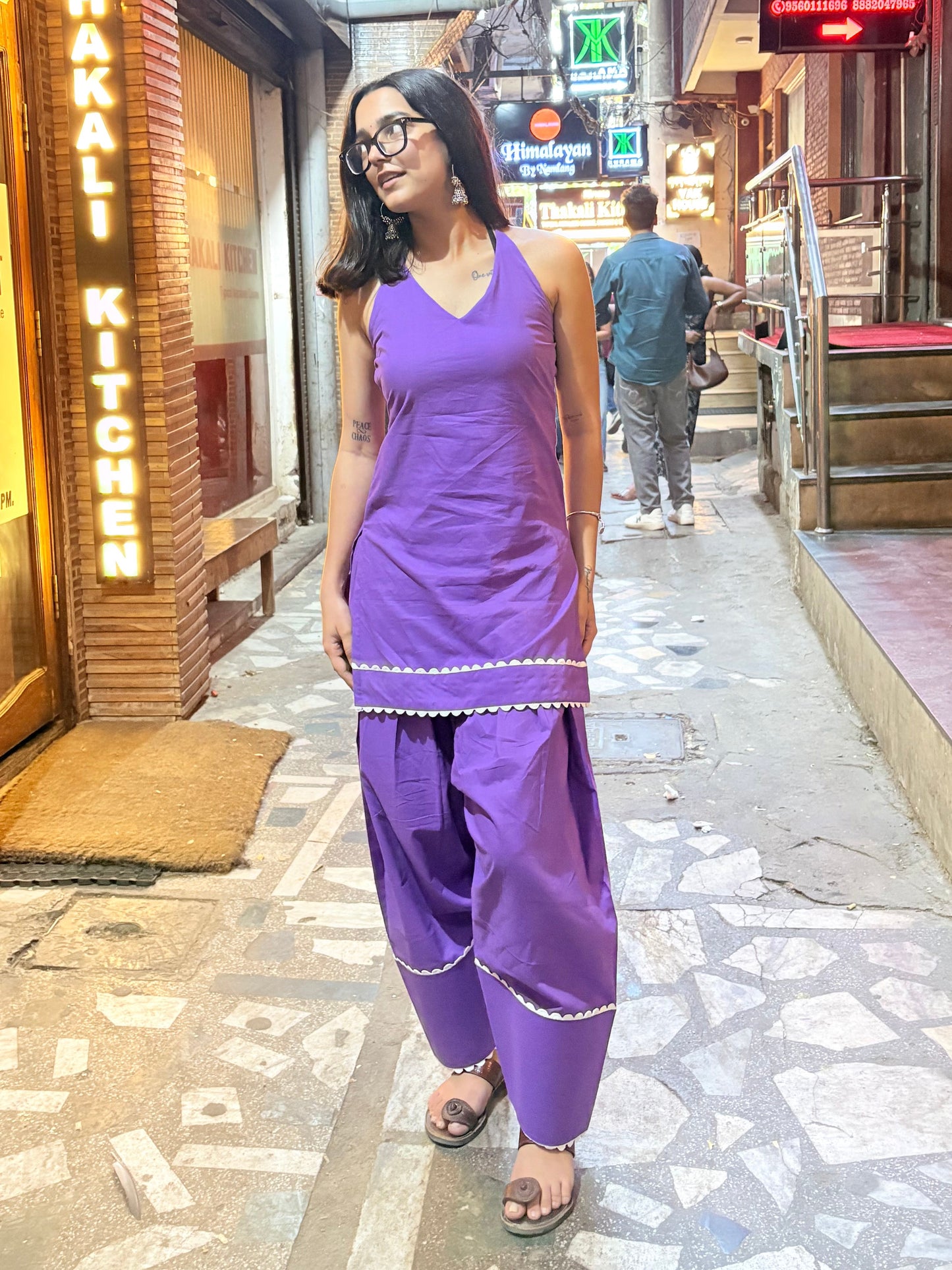 Meet halter neck kurta set