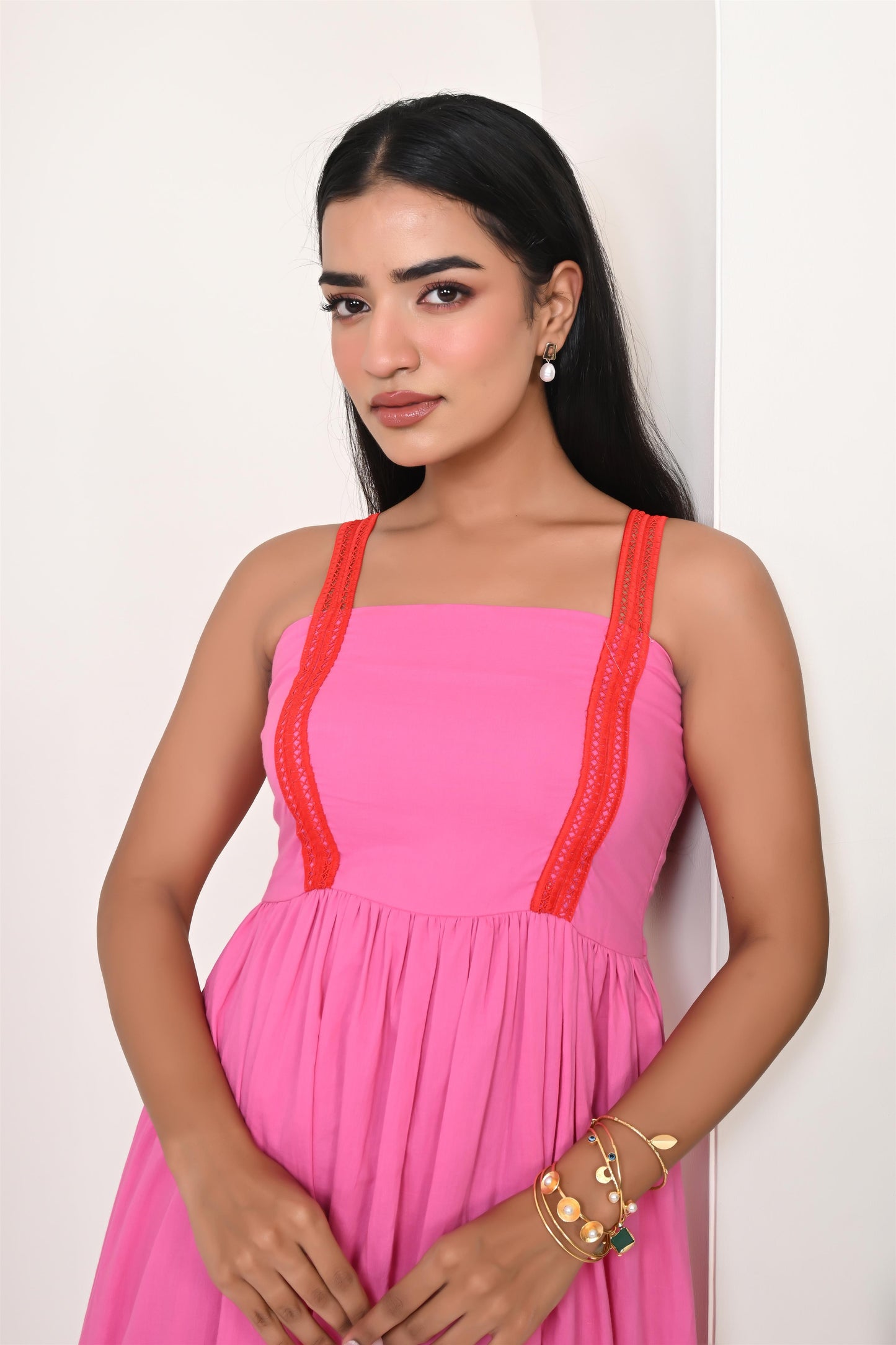 Candy floss cotton dress