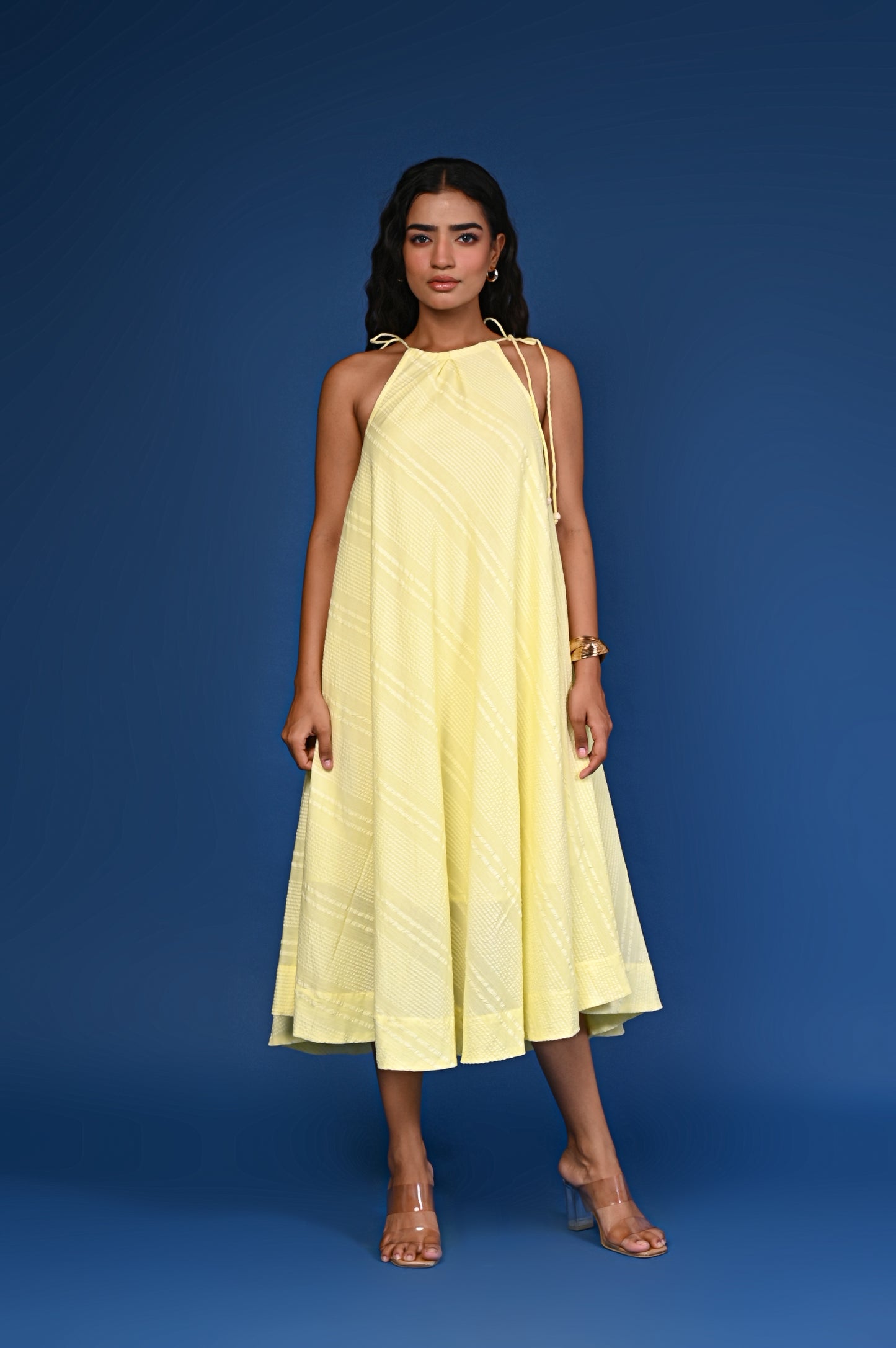 Plumeria Cotton Dress