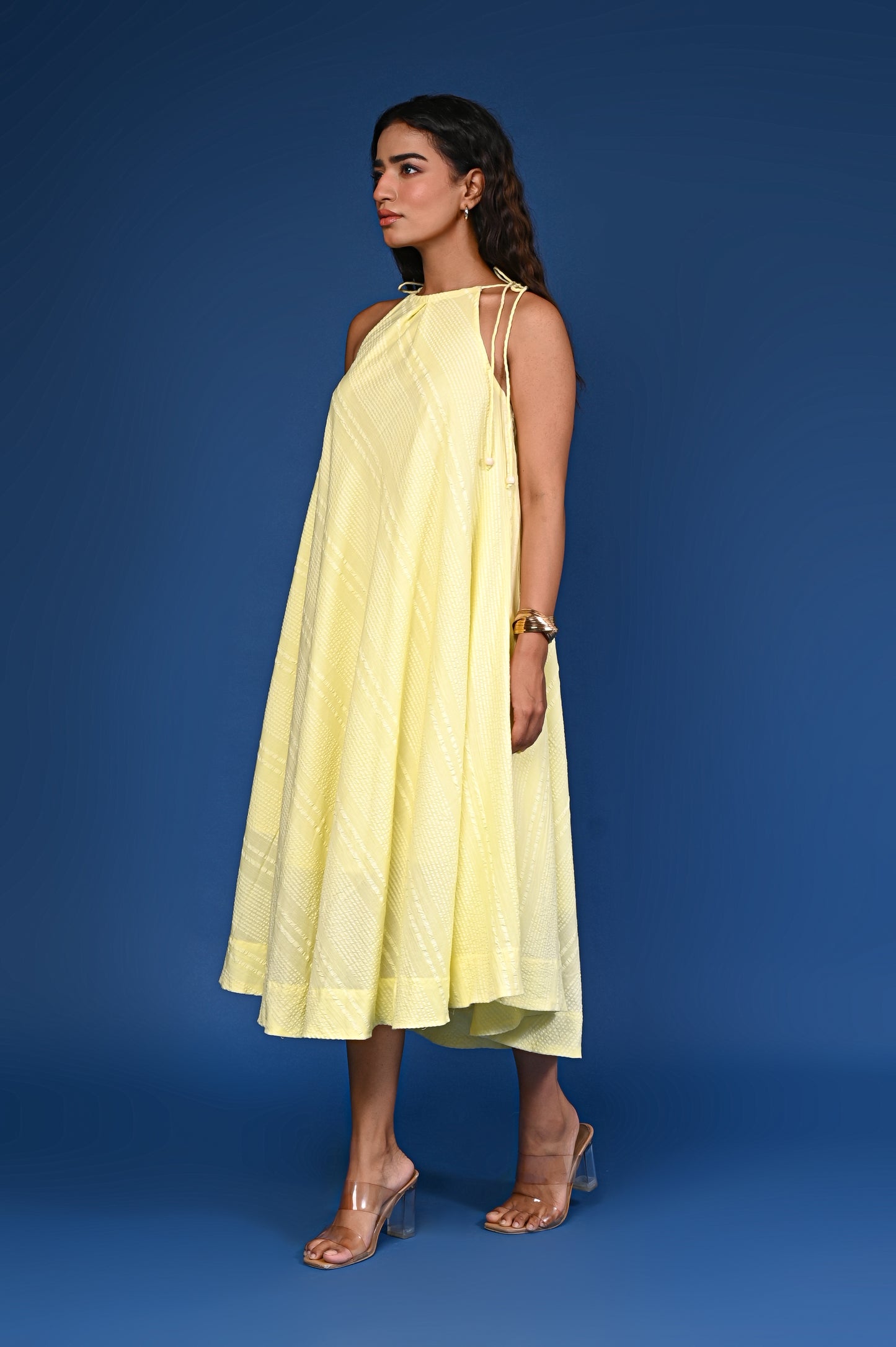 Plumeria Cotton Dress