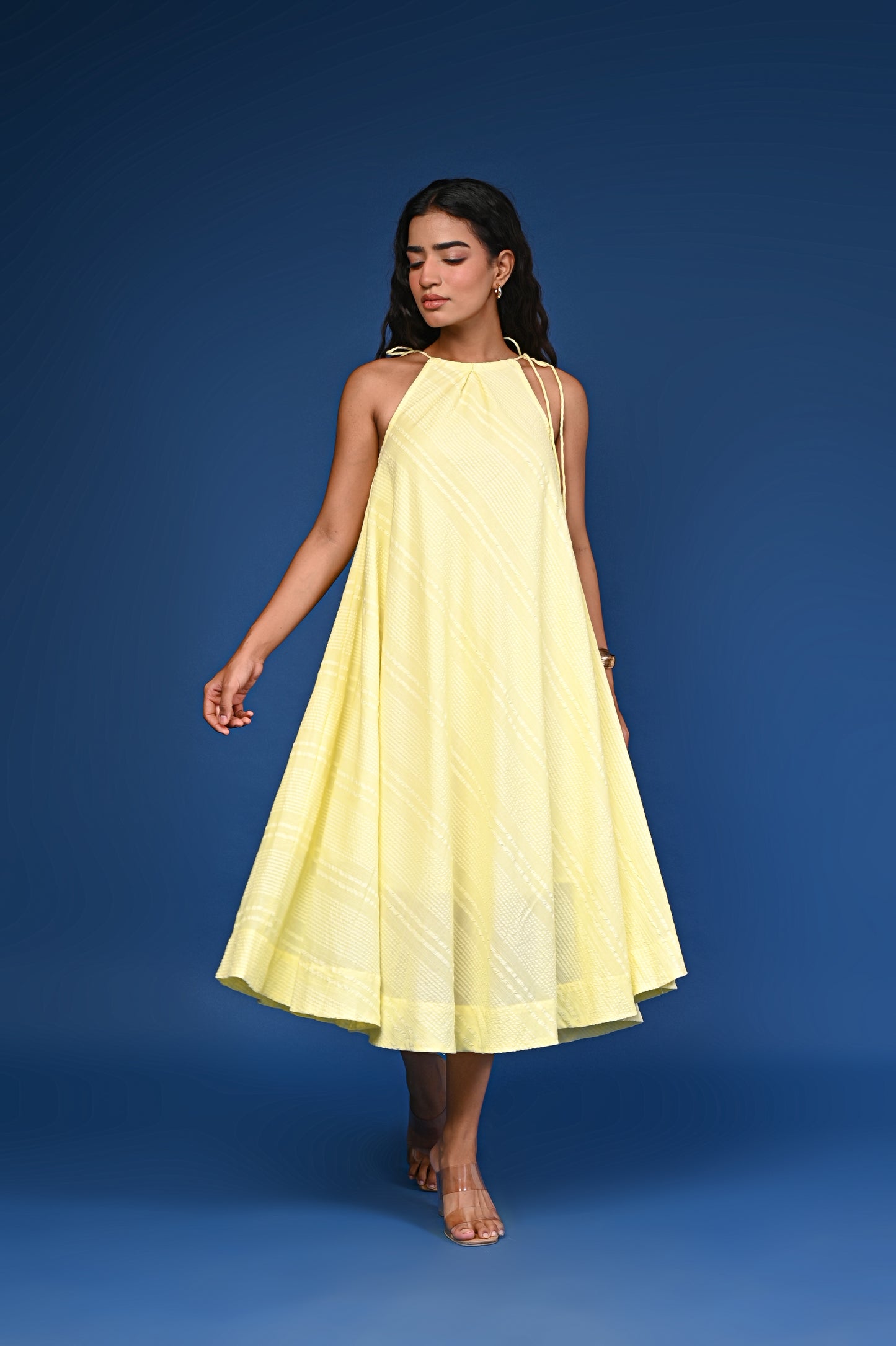 Plumeria Cotton Dress