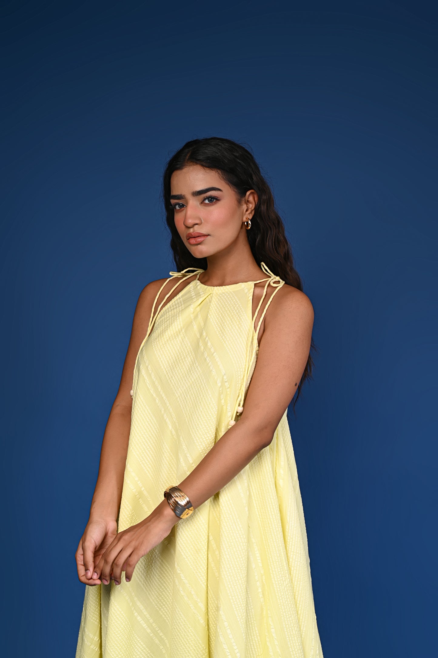 Plumeria Cotton Dress