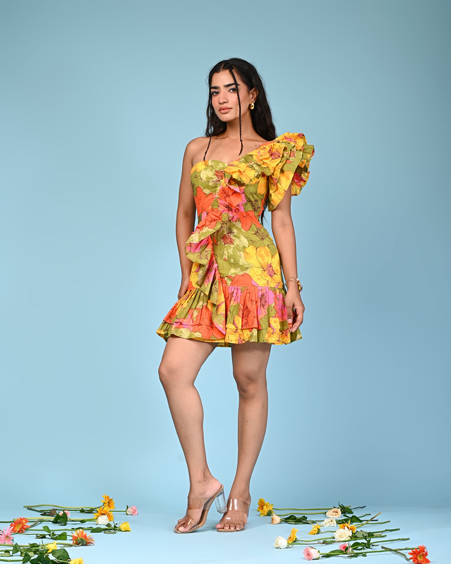 Freesia Ruffle Dress