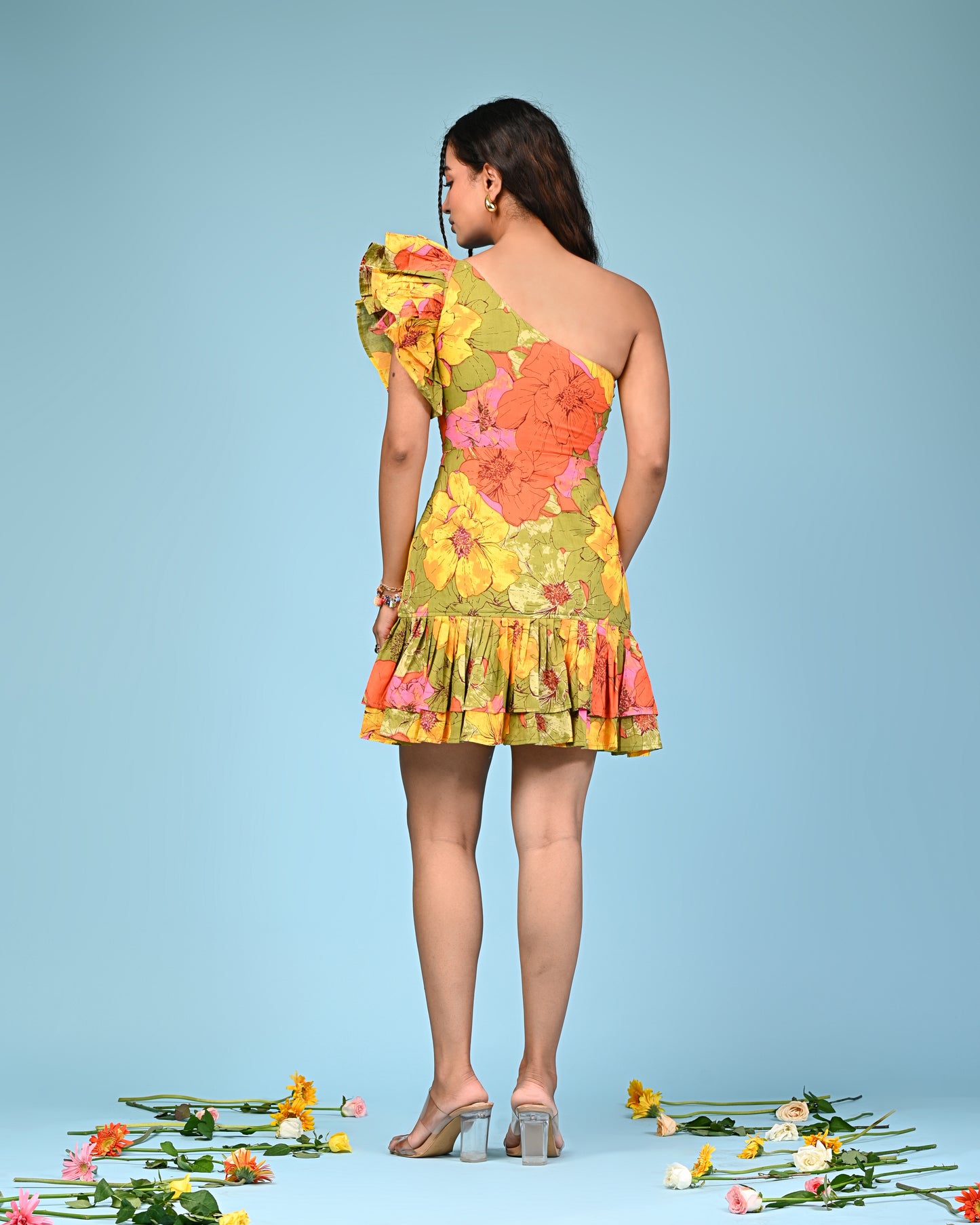 Freesia Ruffle Dress