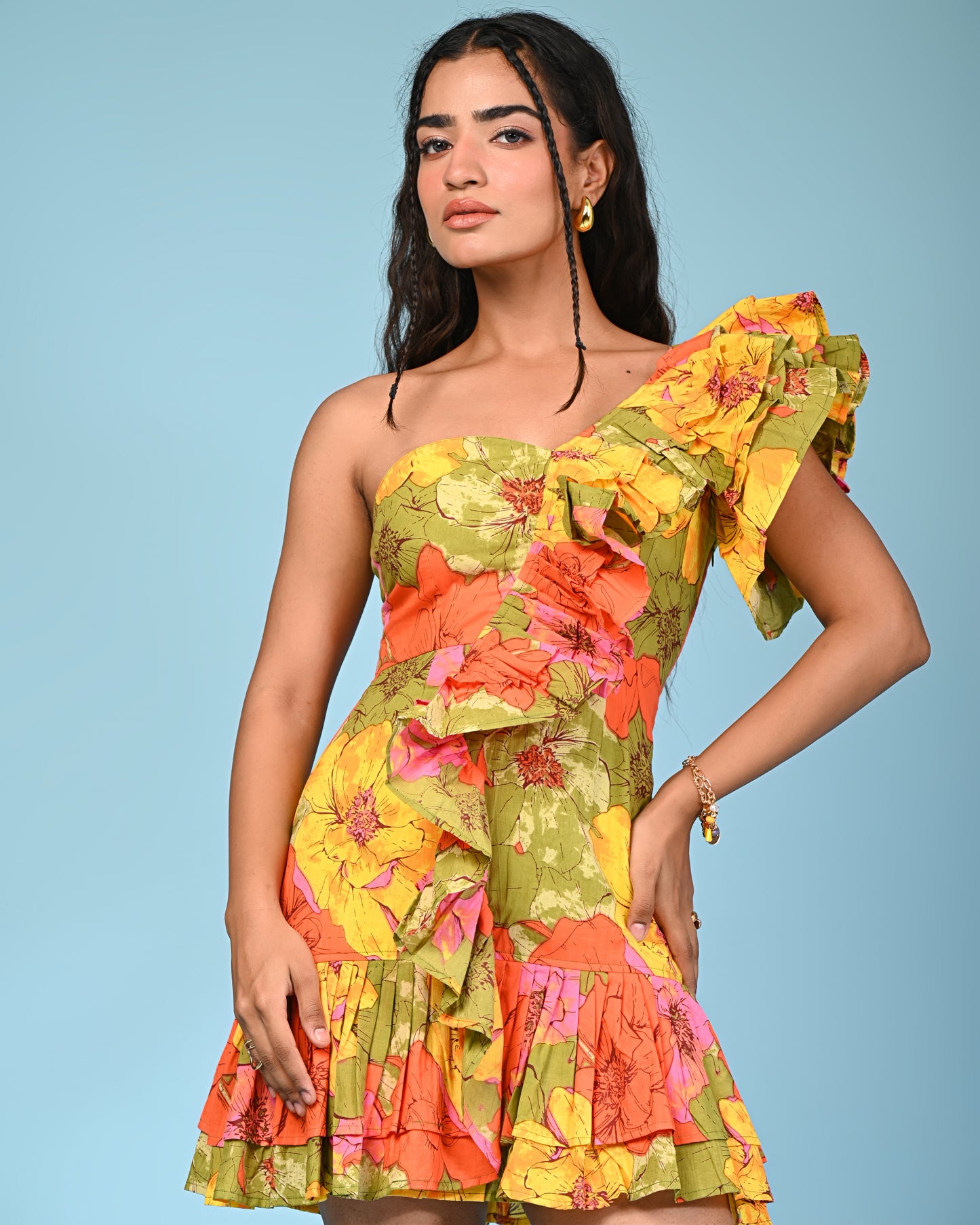Freesia Ruffle Dress