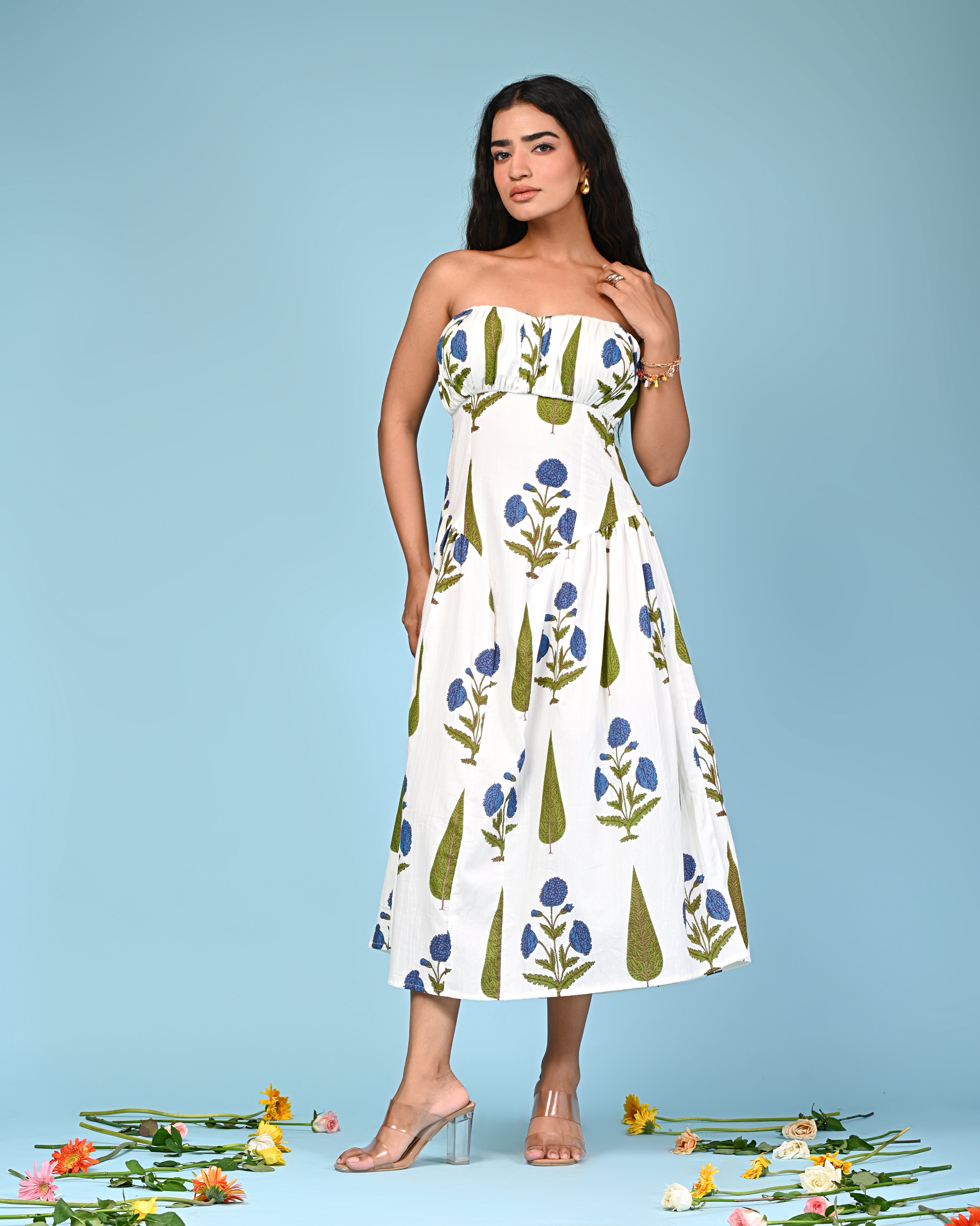 Daisy Cotton Corset Dress – anishbyahinsa