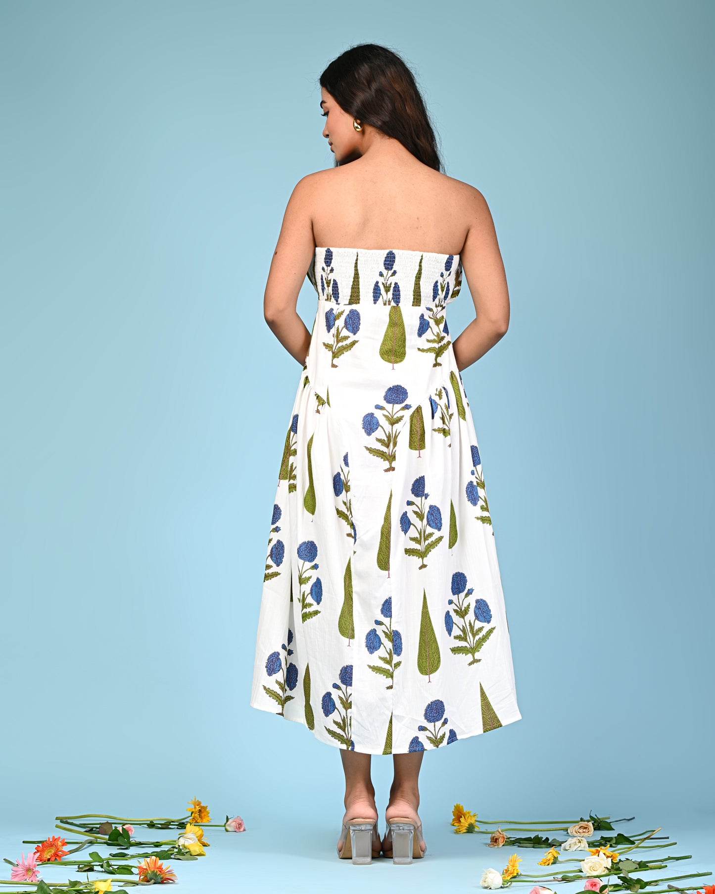 Daisy Cotton Corset Dress