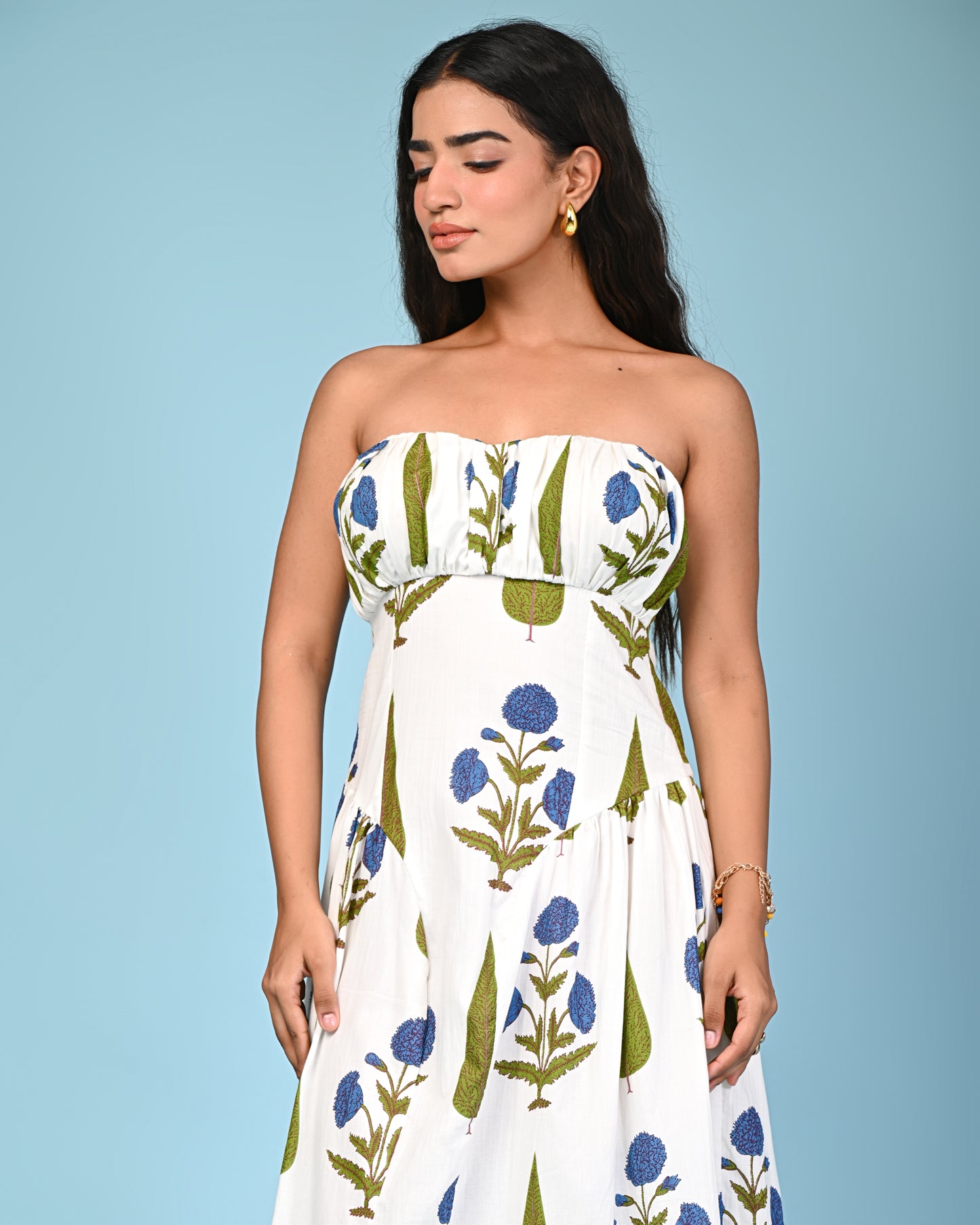 Daisy Cotton Corset Dress