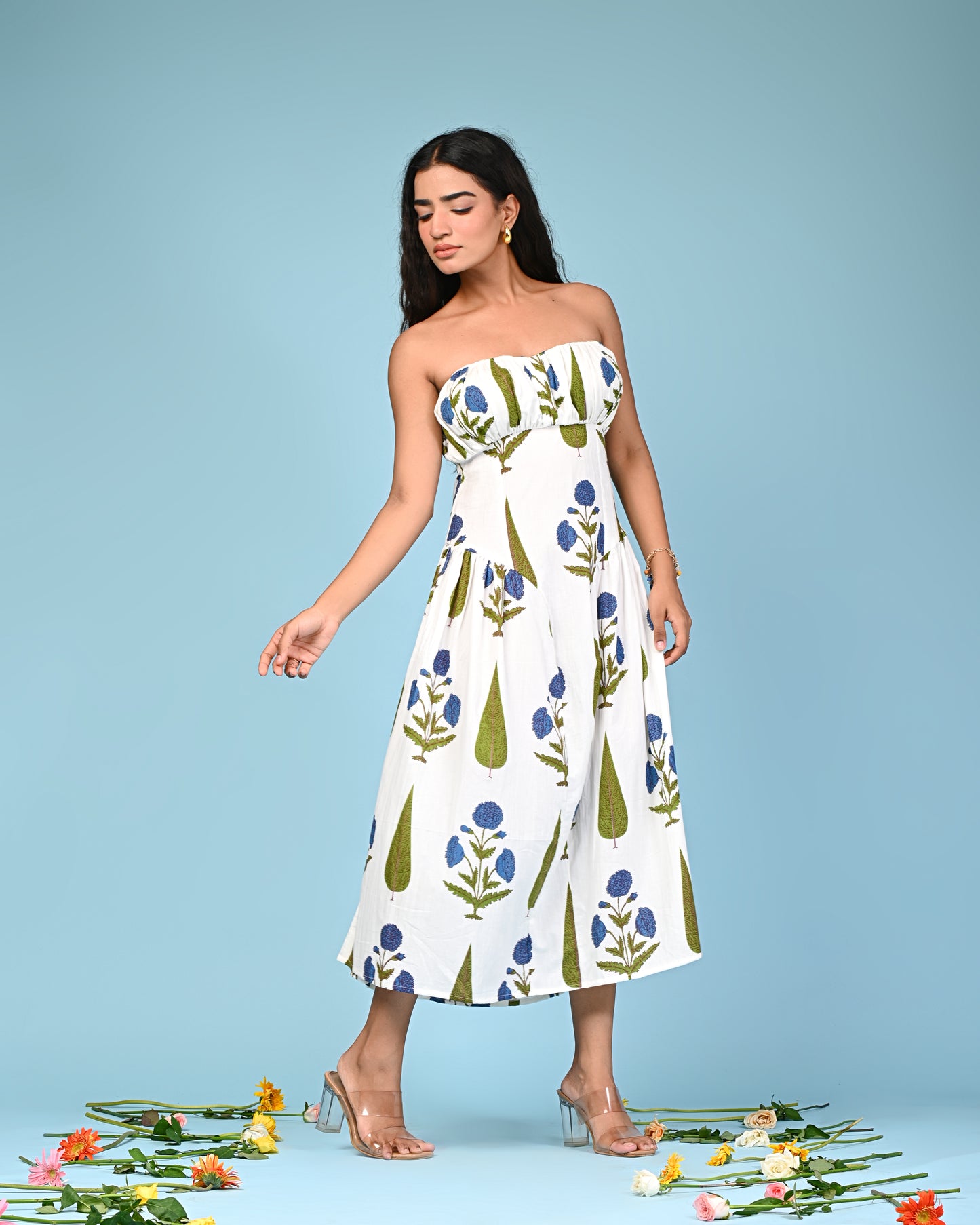 Daisy Cotton Corset Dress