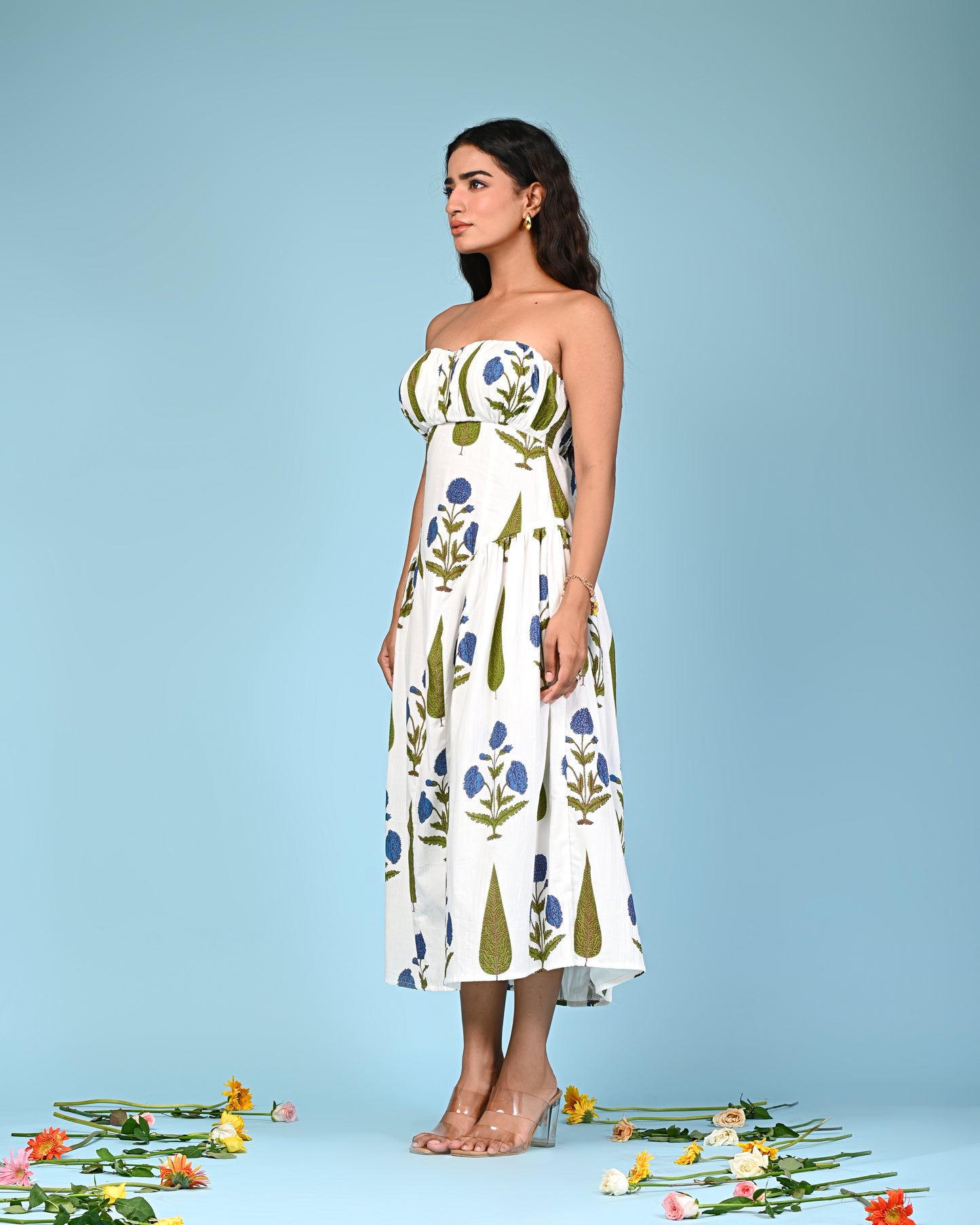 Daisy Cotton Corset Dress