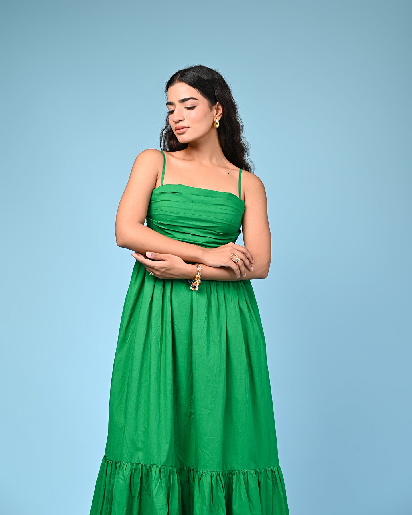 Hosta Cotton Dress
