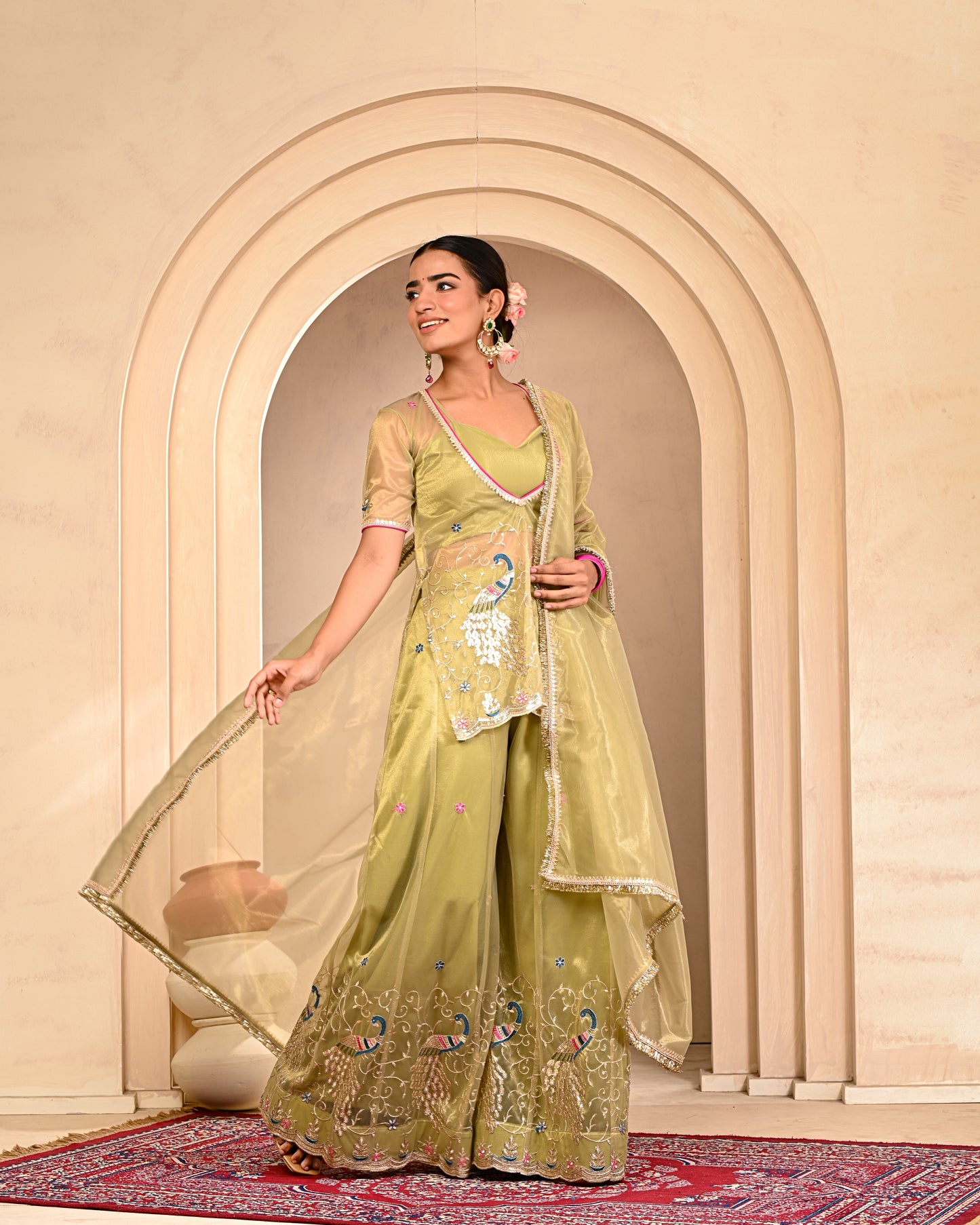 Farzana Embroidered Garara Set