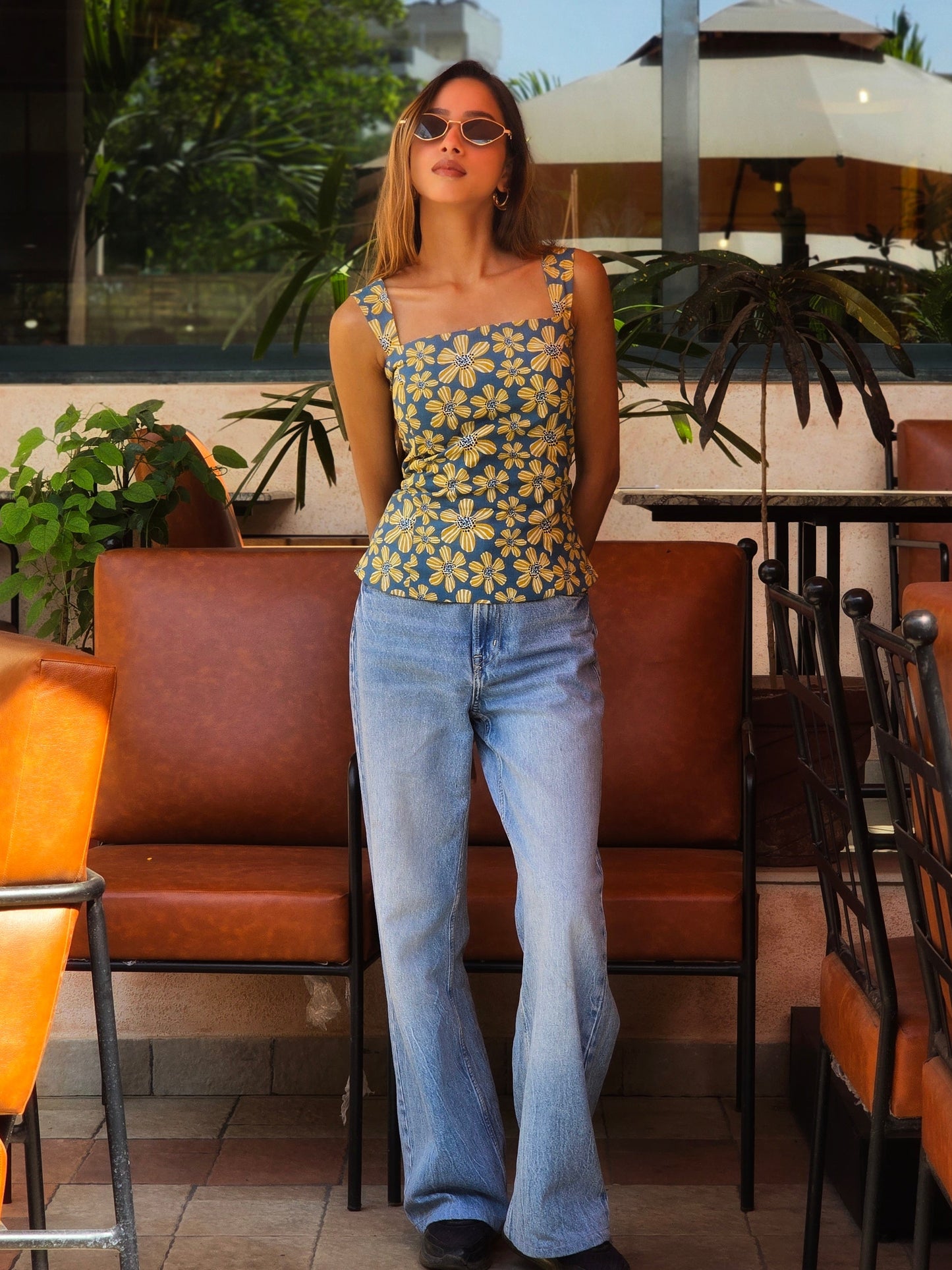 Shruti cotton corset top