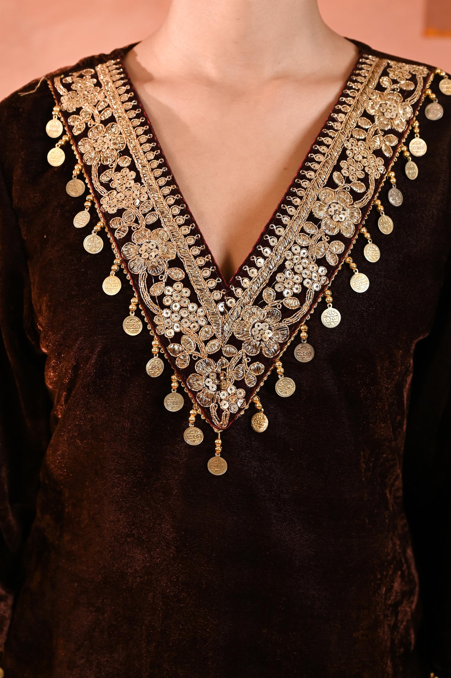 Eesha velvet kurta set