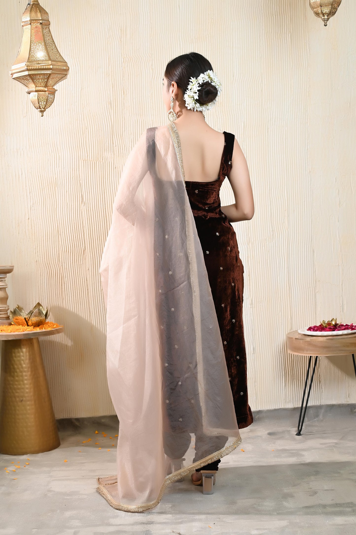 Aashvi velvet kurta set