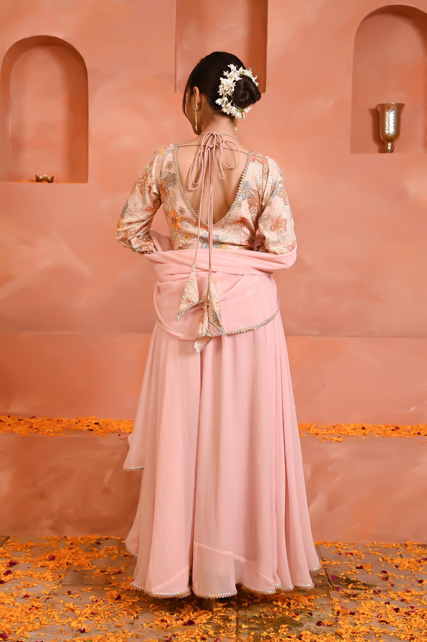 Anika Georgette anarkali set