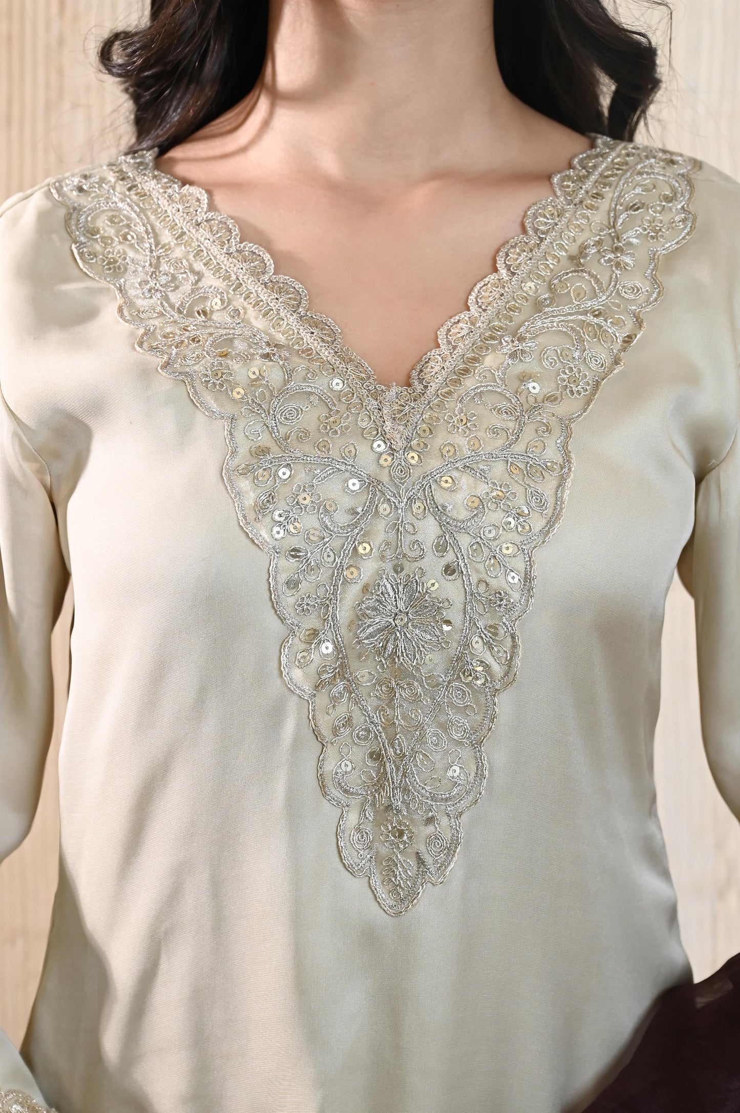 Hita satin kurta set