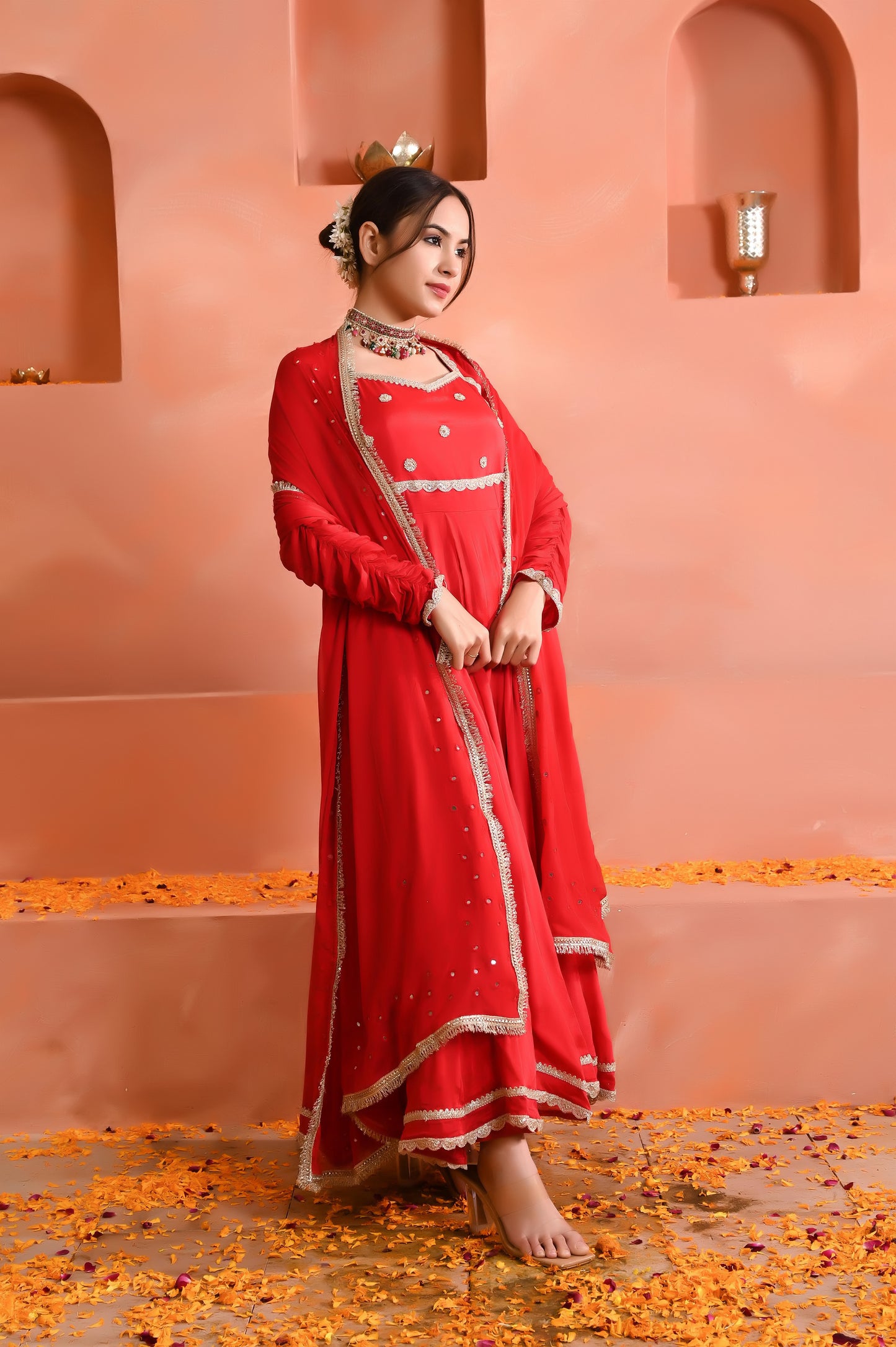 Aadhya chinon anarkali set