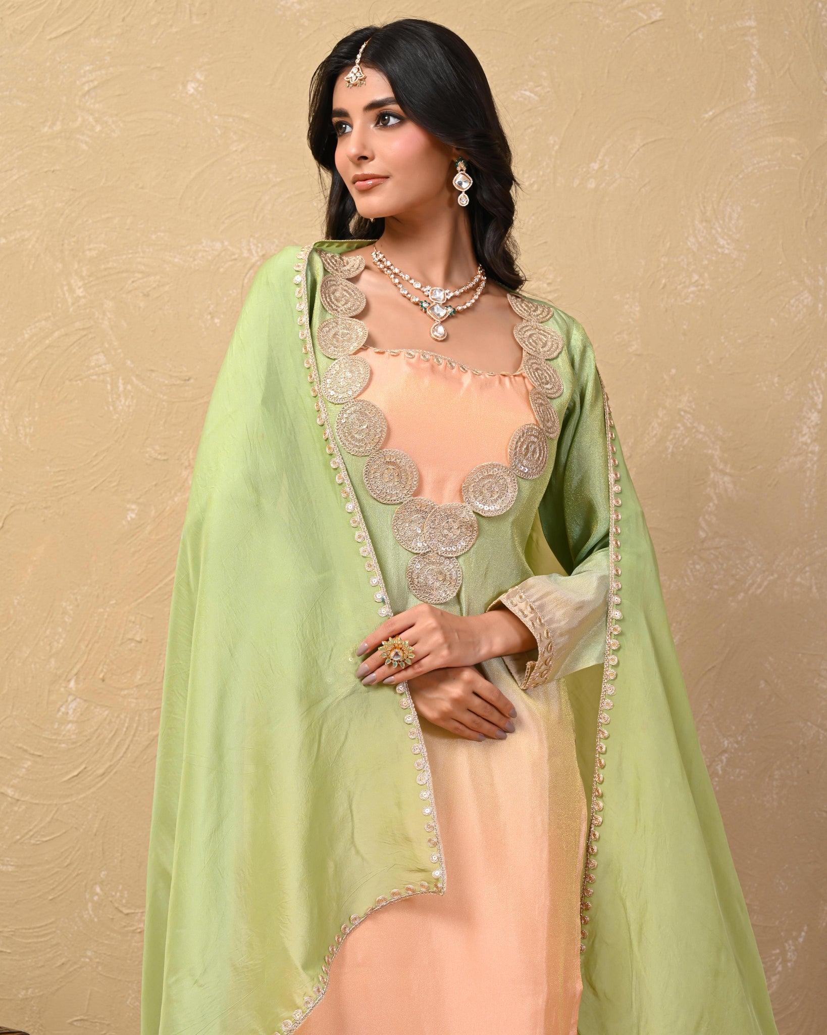 Mishti Cosmo Ombre Kurta Set