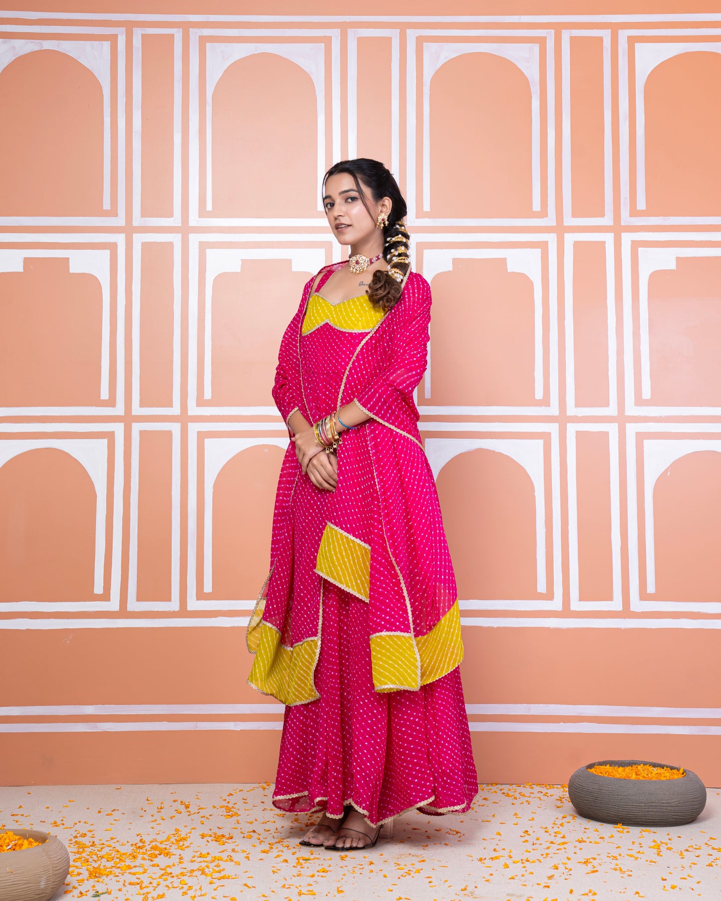 Shraddha lehariya anarkali set