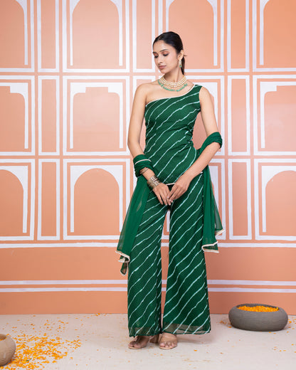 Prerna one shoulder palazzo set