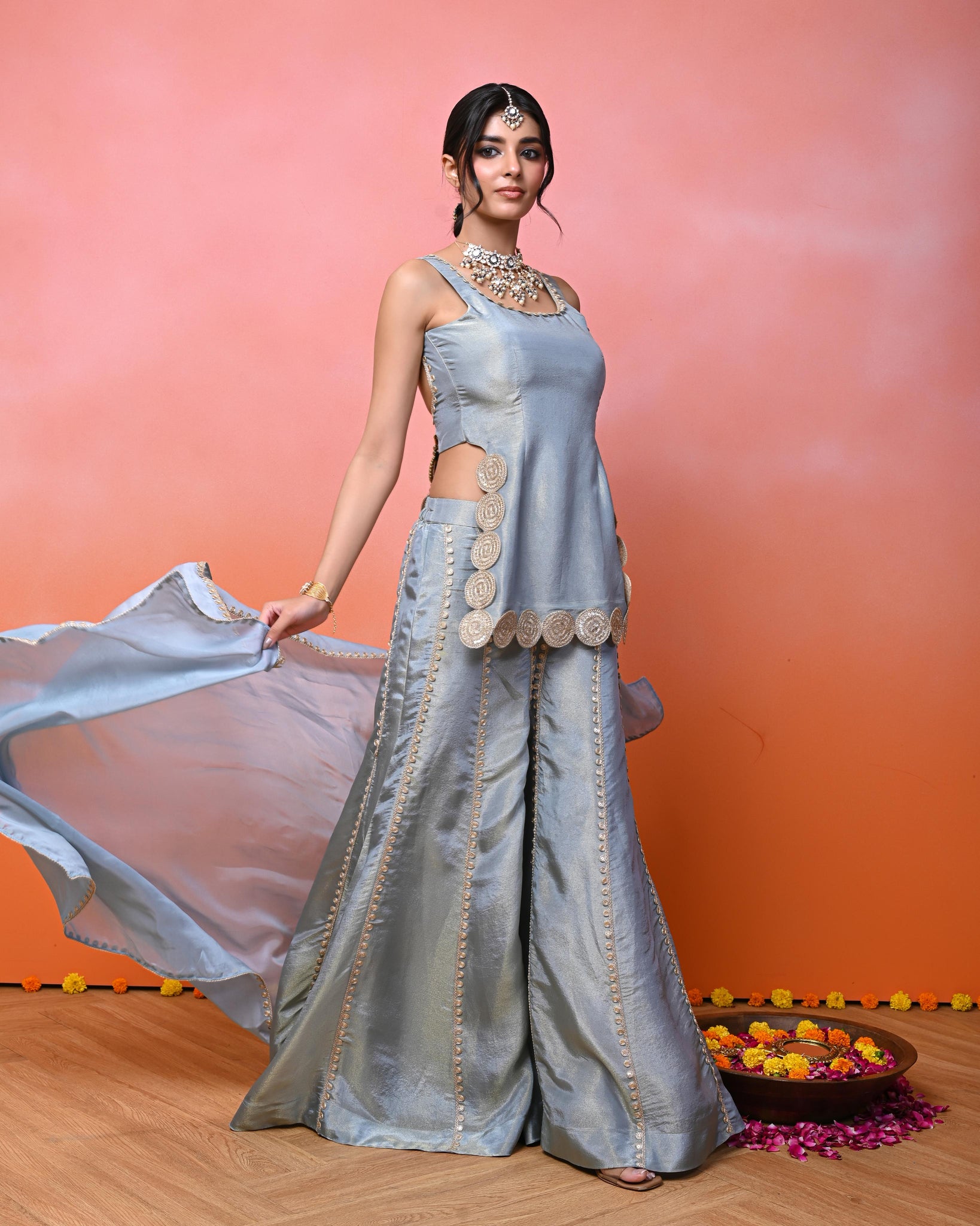 Manya Cosmo Sharara Set