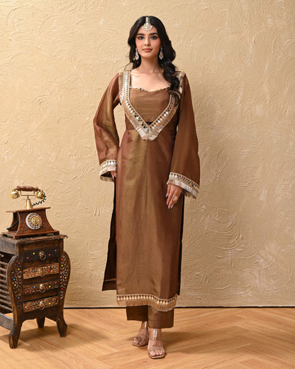 Hitakshi Cosmo Aaina Kurta Set
