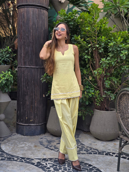Geet kurta with farshi salwar set