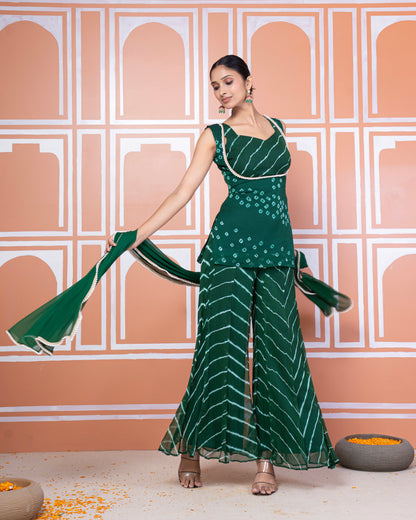 Heena bandhani-lehariya set