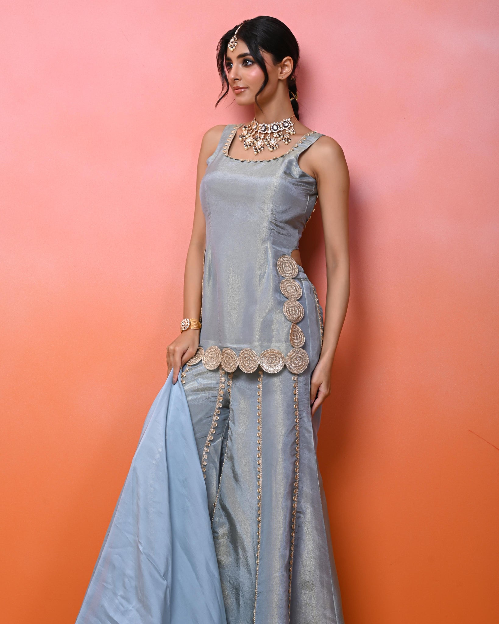 Manya Cosmo Sharara Set