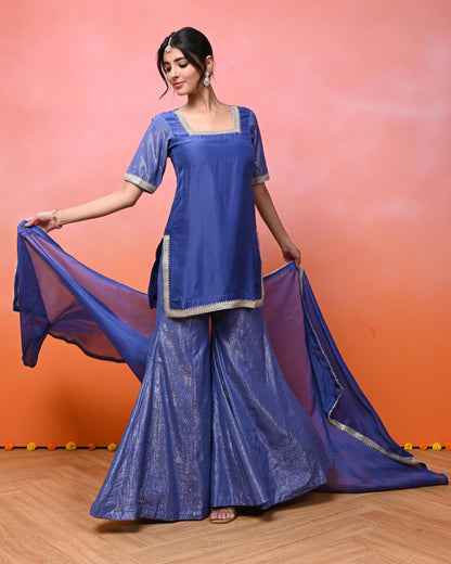 Gunjan Lurex Sharara Set
