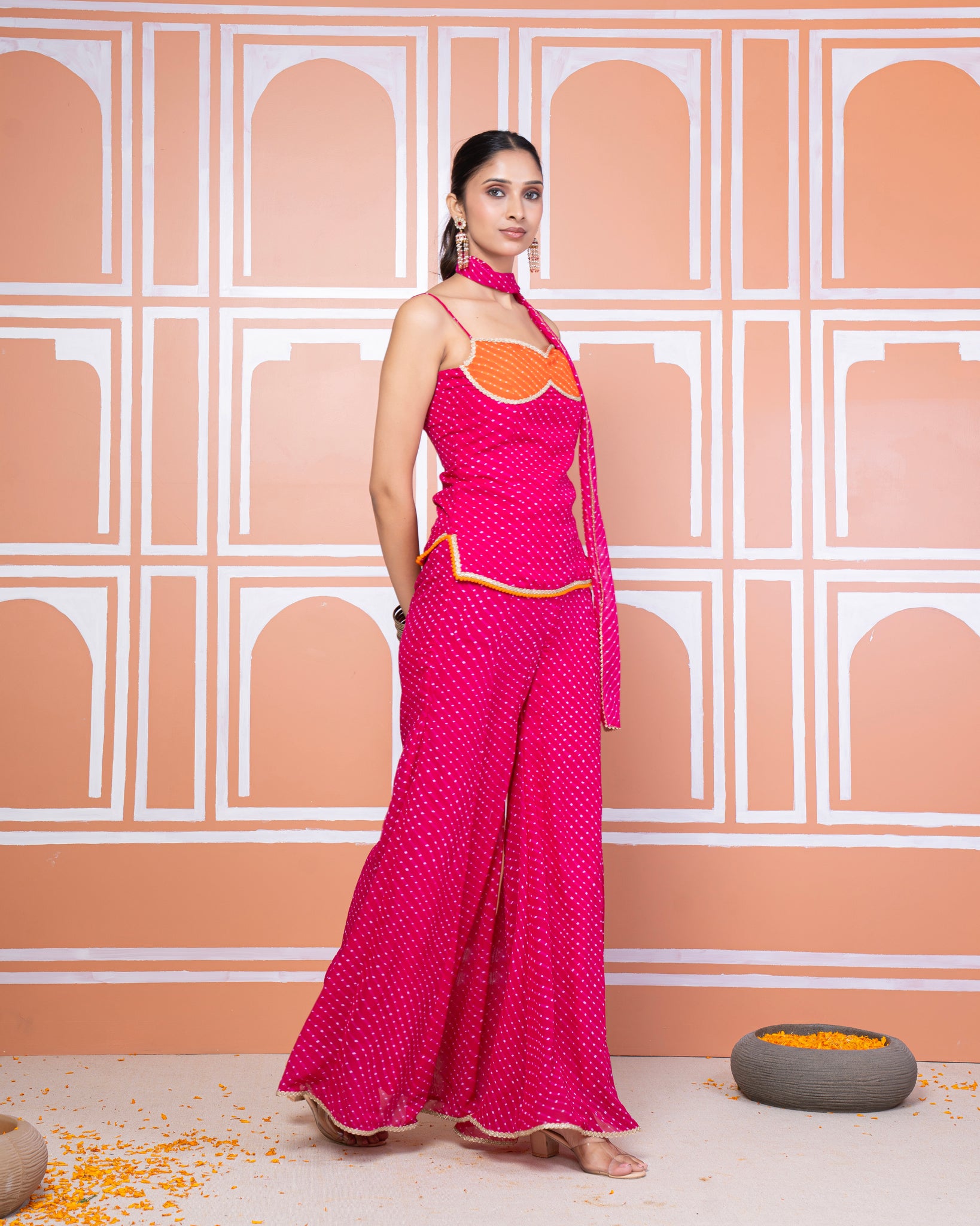 Sunaina lehariya sharara set