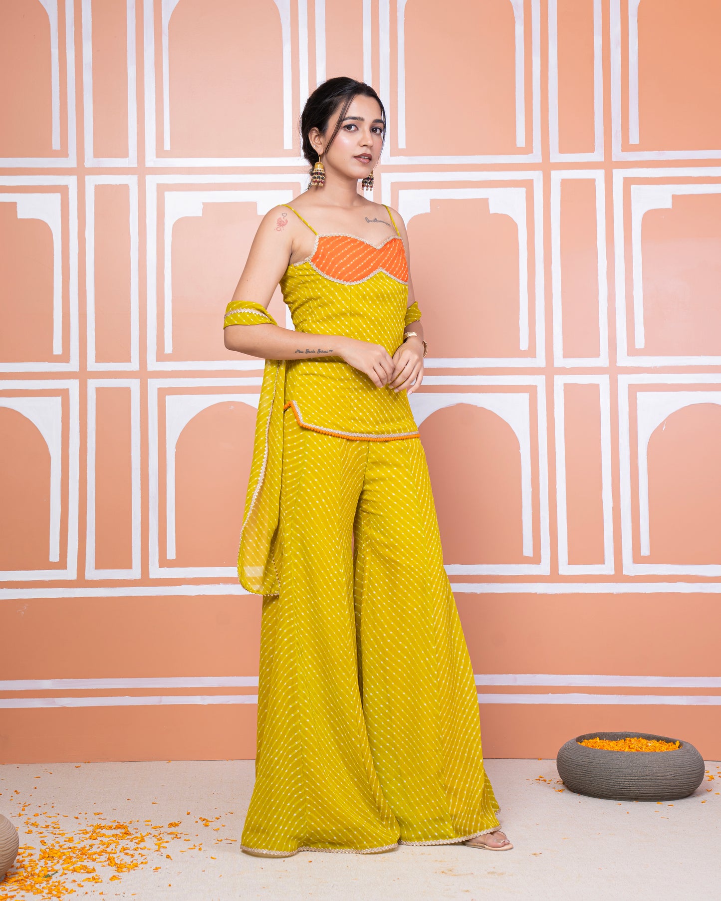 Rakul lehariya sharara set