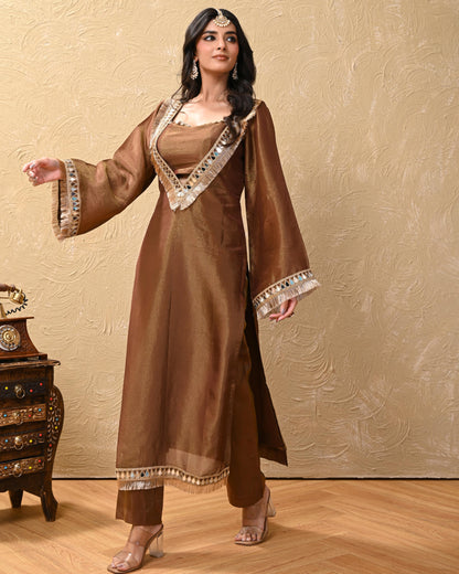 Hitakshi Cosmo Aaina Kurta Set