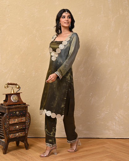 Pranshi Cosmo Ombre Kurta Set