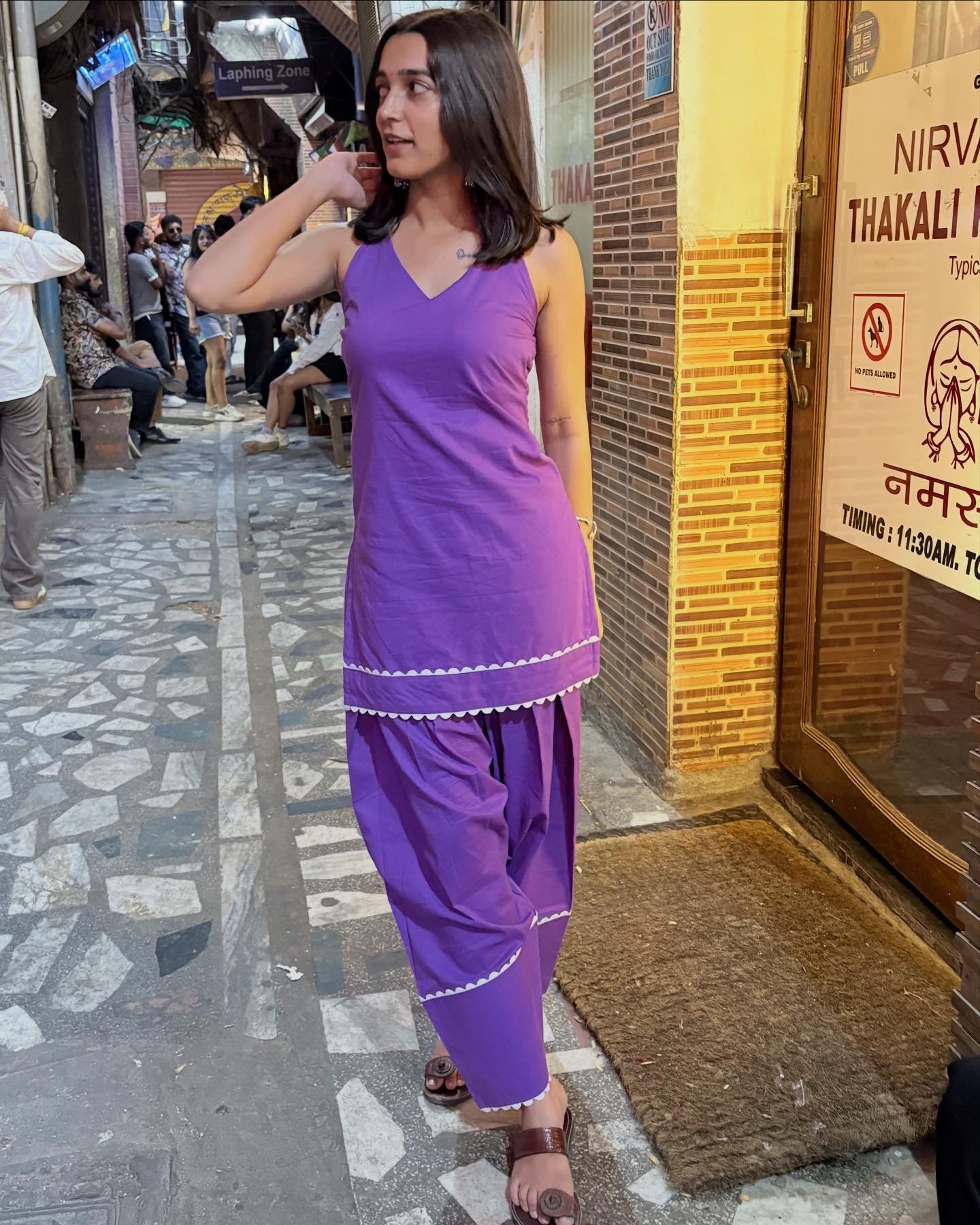 Meet halter neck kurta set