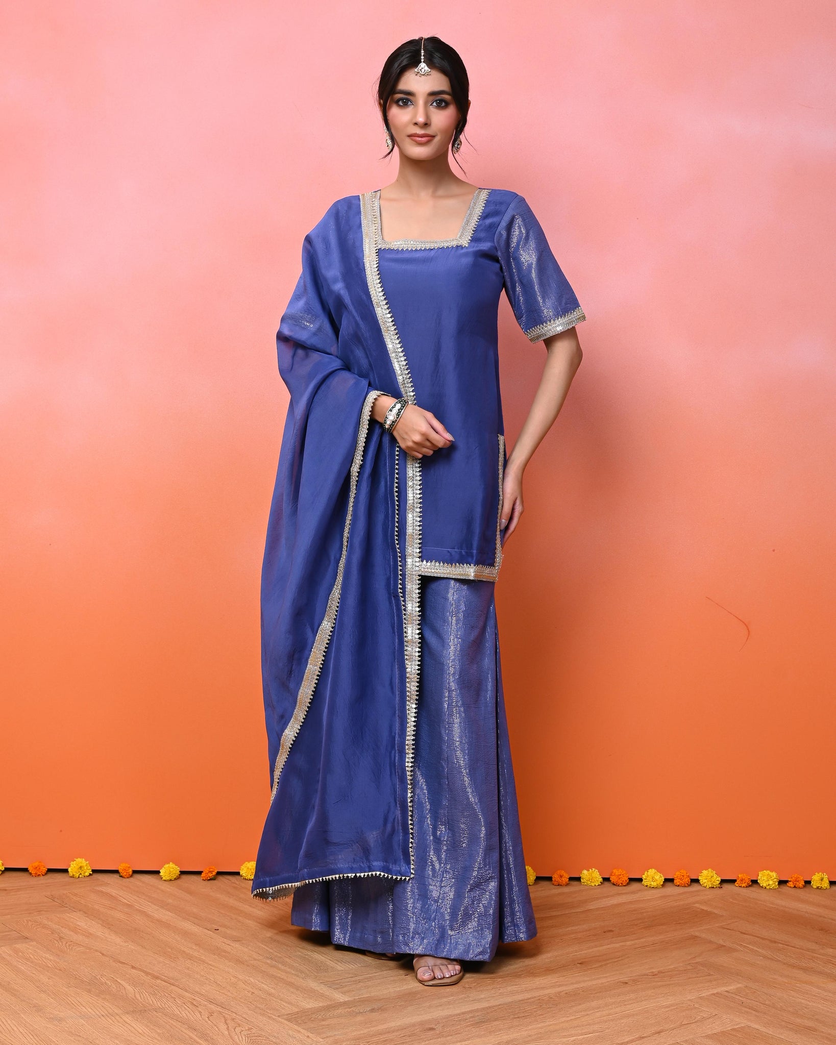 Gunjan Lurex Sharara Set