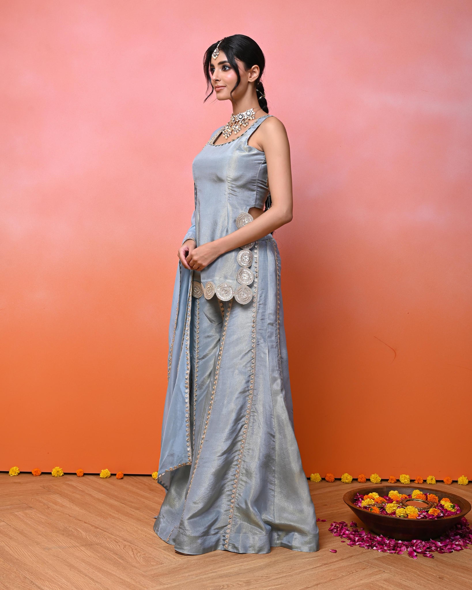 Manya Cosmo Sharara Set
