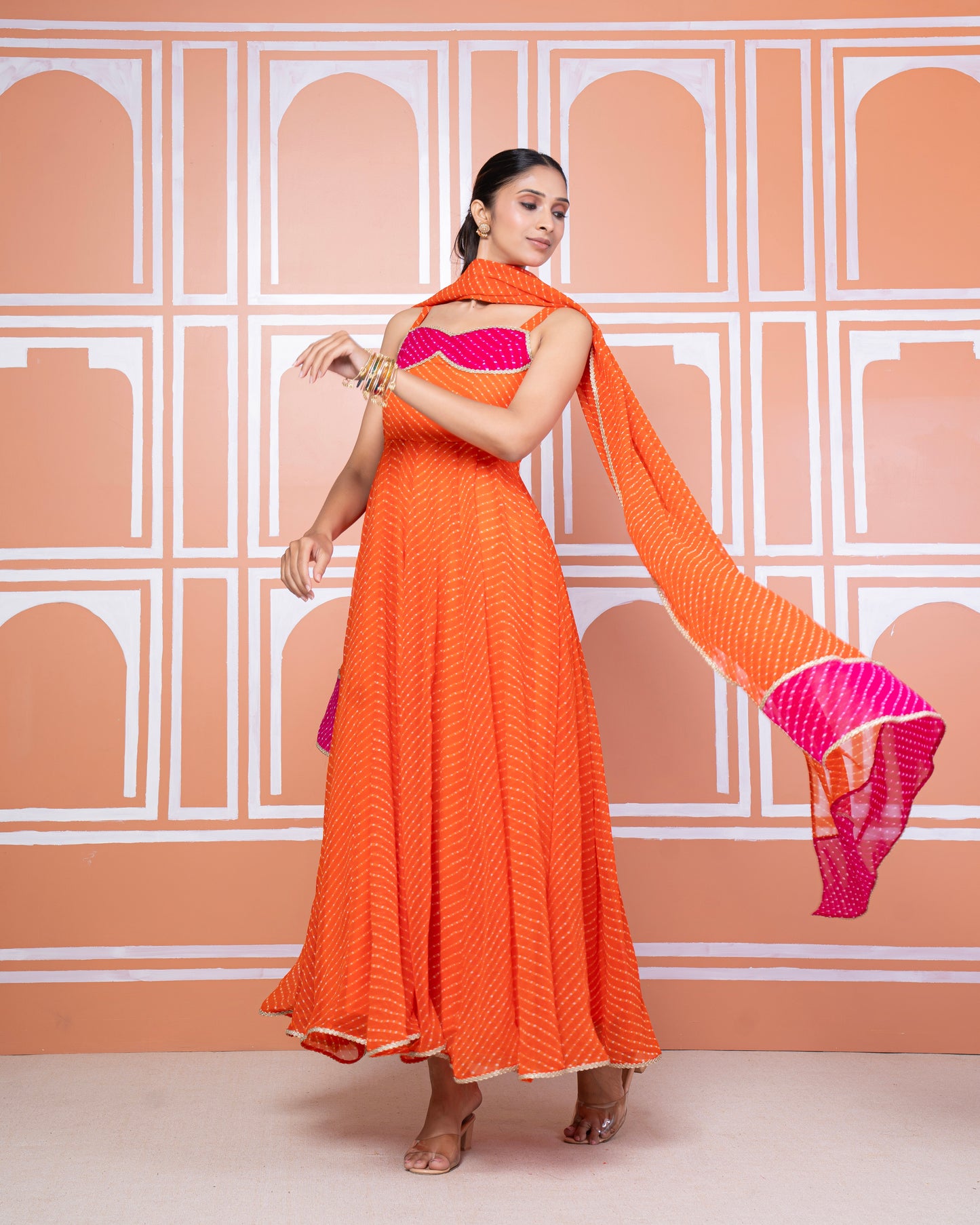 Aastha lehariya anarkali set
