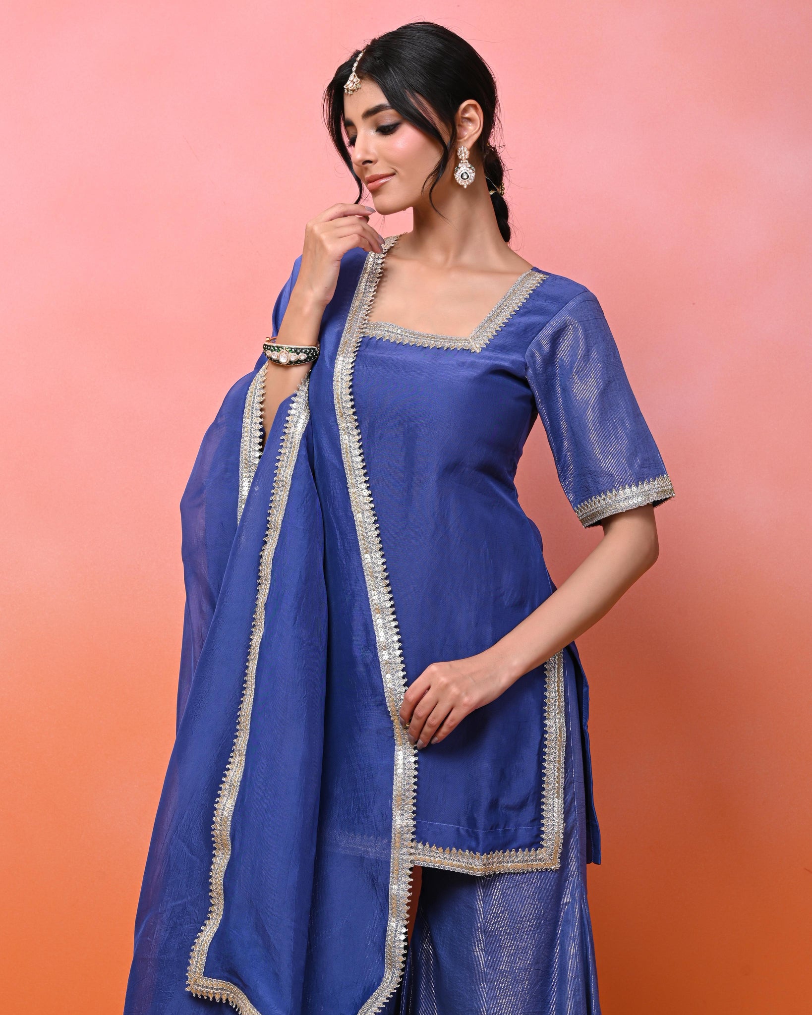 Gunjan Lurex Sharara Set