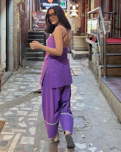 Meet halter neck kurta set