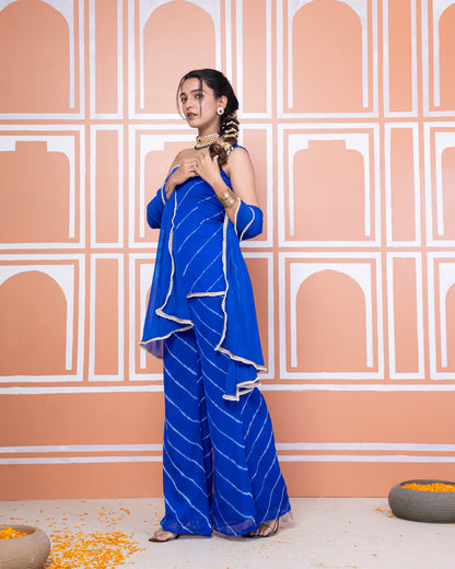 Barkha one shoulder palazzo set