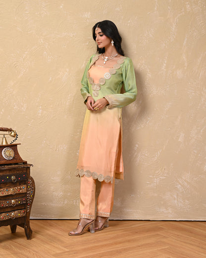 Mishti Cosmo Ombre Kurta Set