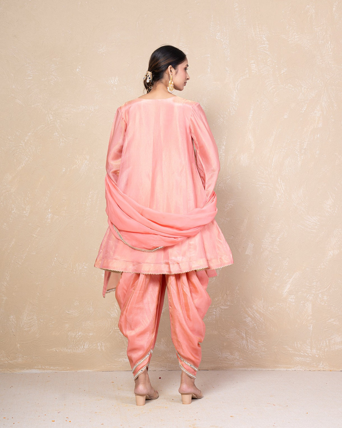 Nimrat Cosmo Mirrorwork Dhoti Set