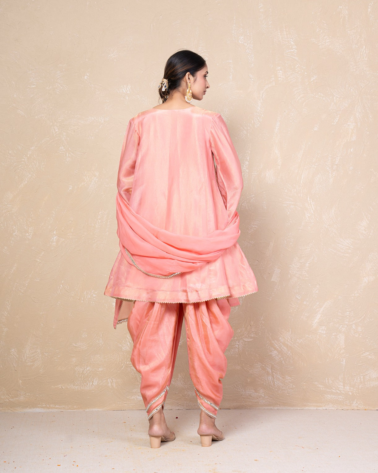 Nimrat Cosmo Mirrorwork Dhoti Set
