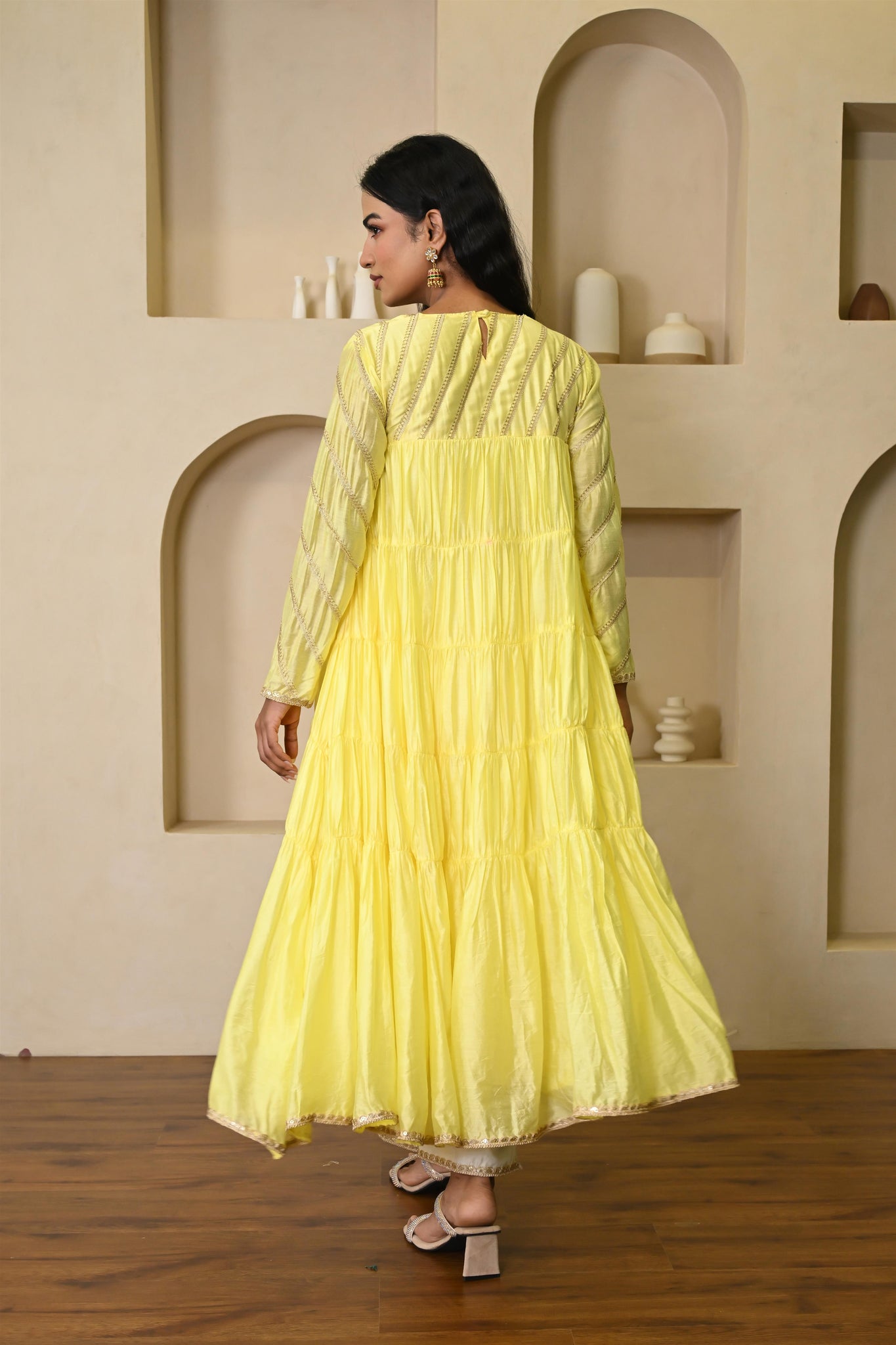 Bahni chanderi suit set