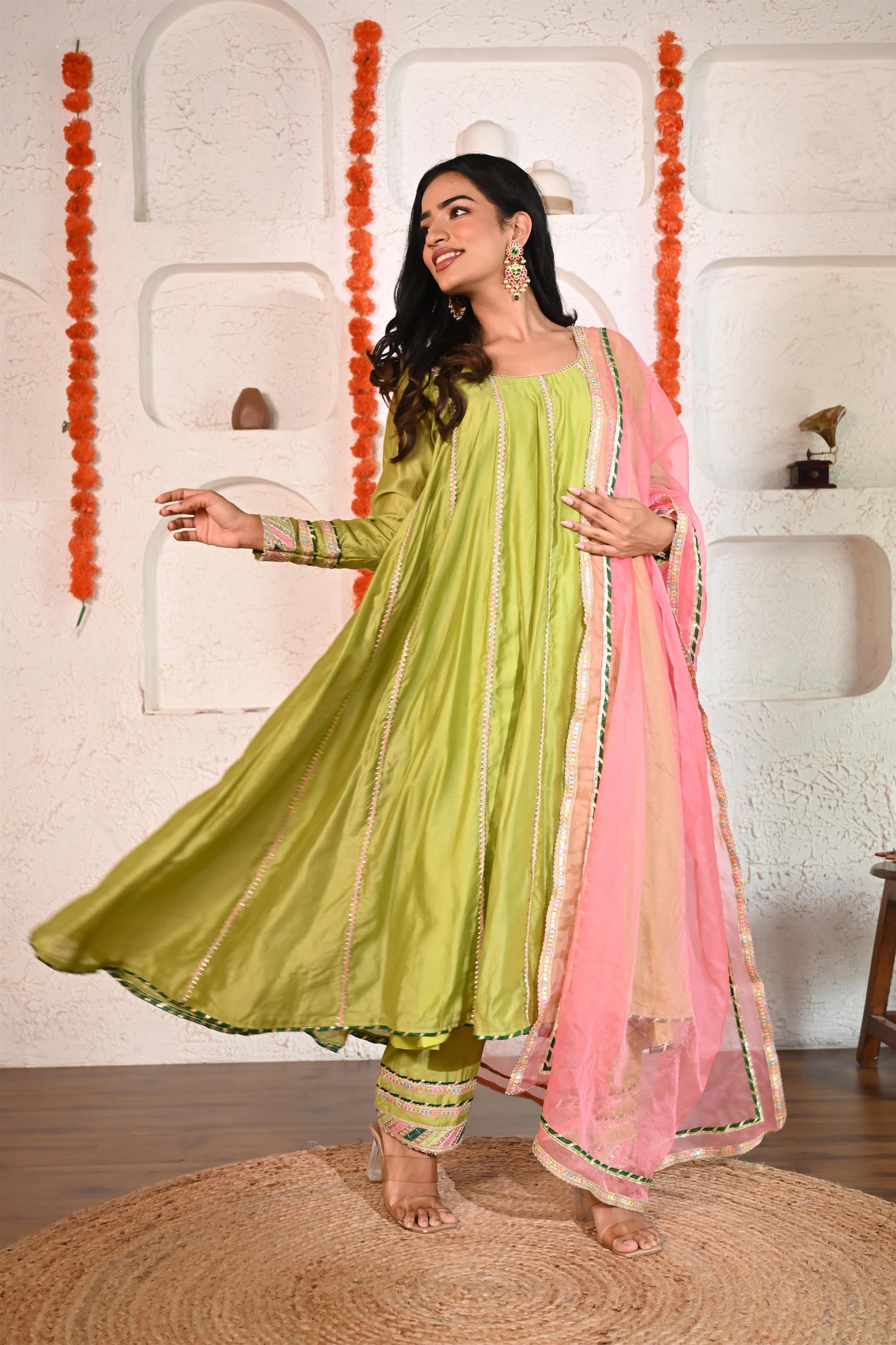 Nitara chanderi suit set