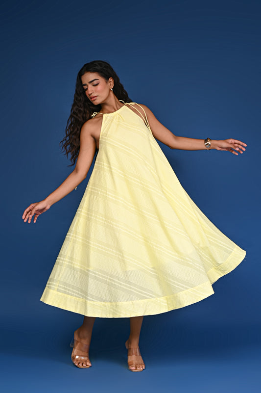 Plumeria Cotton Dress